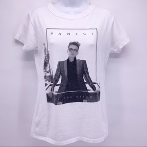 Panic at the Disco Black and White Band Tee